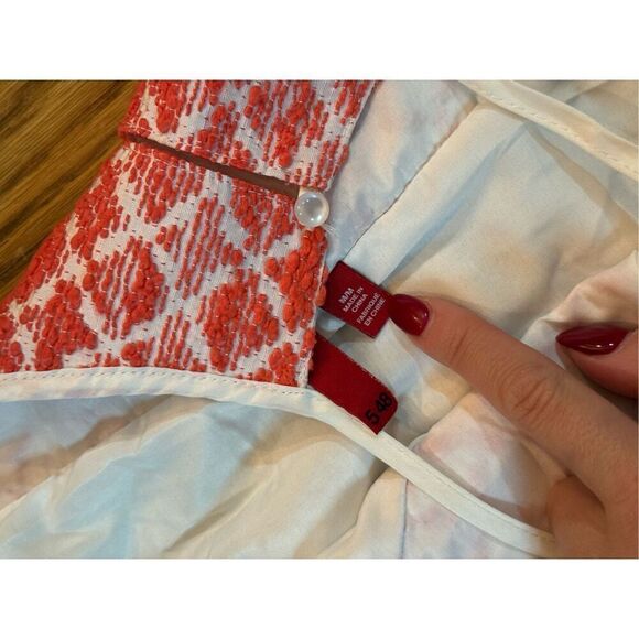 Boho Embroidered Halter Mini Dress – Size M - Picture 8 of 9